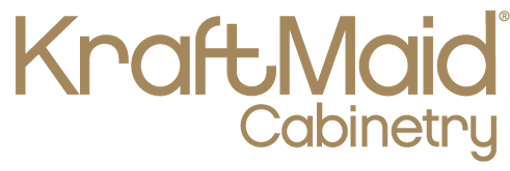 KraftMaid Cabinetry logo in gold lettering on a transparent background, perfect for showcasing your kitchen remodel. KraftMaid Cabinetry logo in gold lettering on a transparent background, perfect for showcasing your kitchen remodel.