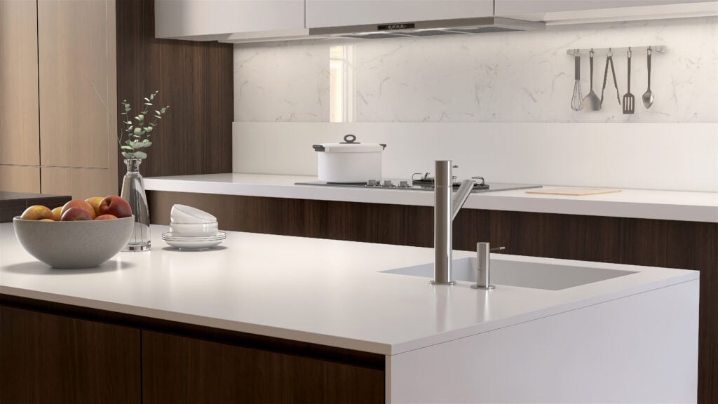 Realistic,3d,Render,Interior,Of,A,Modern,Style,Kitchen,With