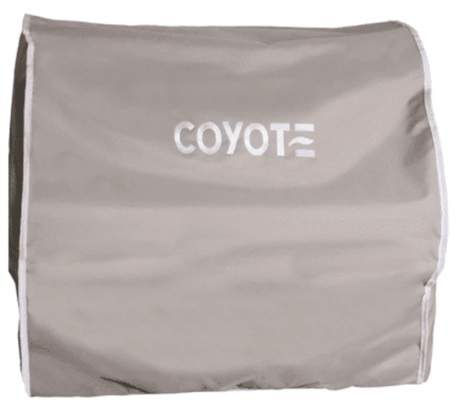 A gray product cover with Coyote branding.